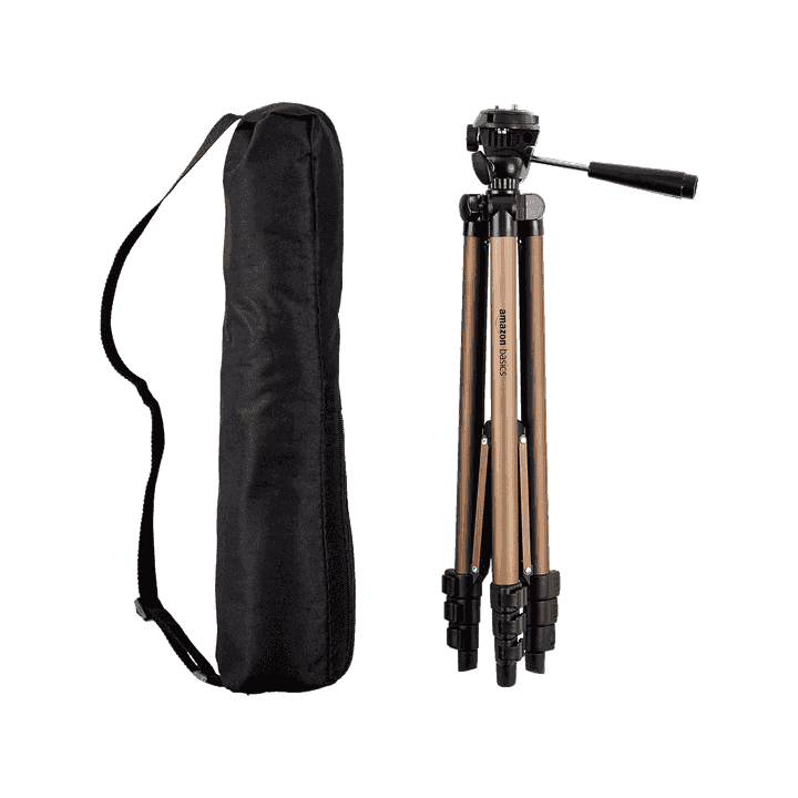 Amazon Basics 50-inch Lightweight Portable Camera Tripod Stand