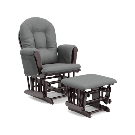 Storkcraft Premium Hoop Glider and Ottoman