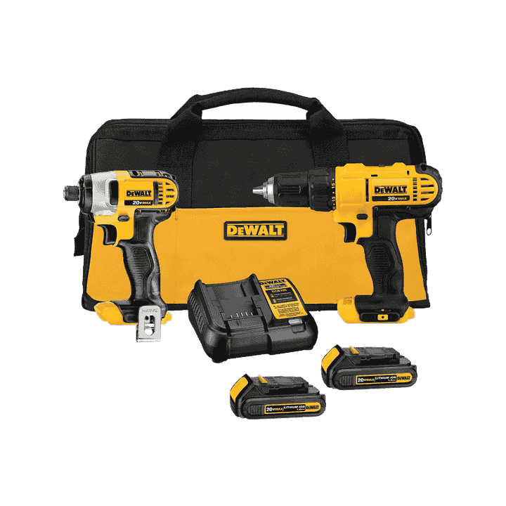 DEWALT 20V MAX Cordless Drill and Impact Driver