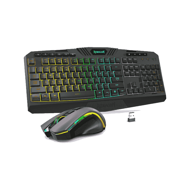 Redragon S101M-KS Gaming Keyboard and Mouse Wireless