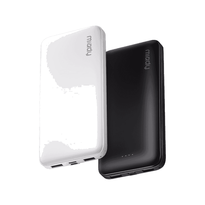 Miady 10,000mAh Power Bank 2-Pack