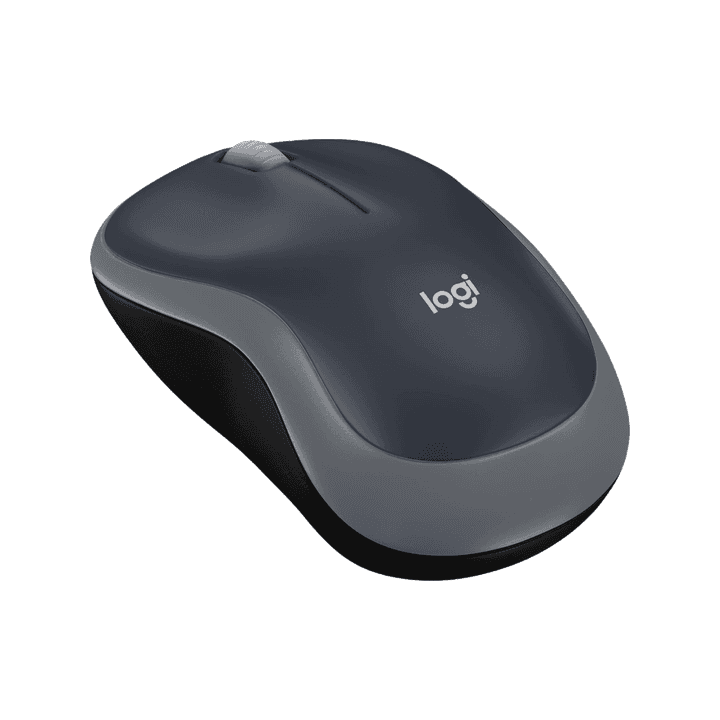 Logitech M185 Compact Ambidextrous 2.4 GHz Wireless Mouse - Swift Grey