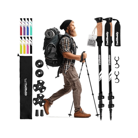 TrailBuddy 7075 Aluminum Trekking Poles