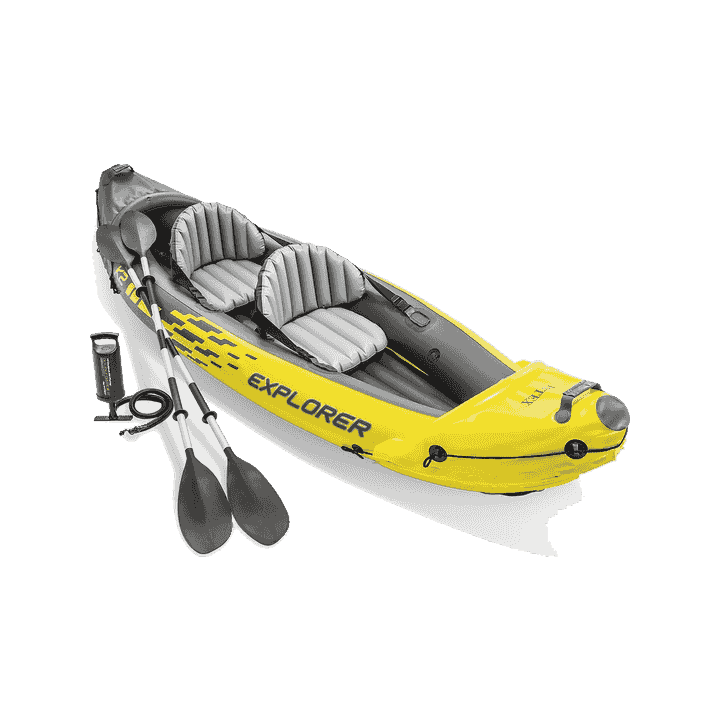 Intex 68307EP Explorer K2 Inflatable Kayak Set: Includes Deluxe 86in