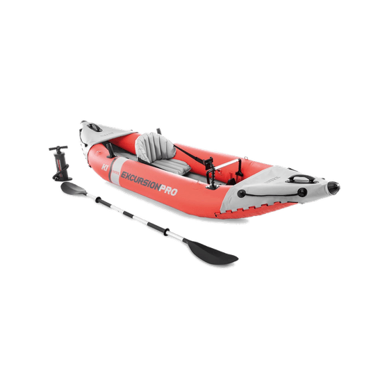 INTEX Excursion Pro K1 Inflatable Kayak 1-Person Set