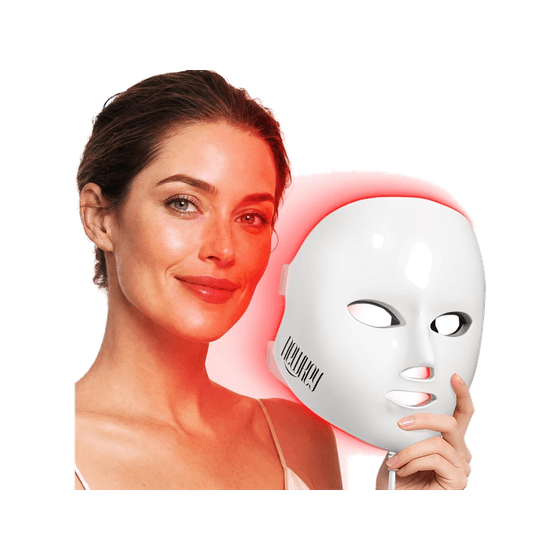 NEWKEY 4D LED Red Light Therapy Mask for Face Skin Glowing